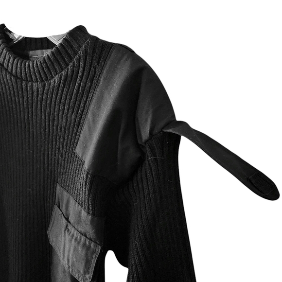 Vintage Bushline Commando Sweater Men XXL Black Military SAS 90s Tactical - Picture 5 of 9